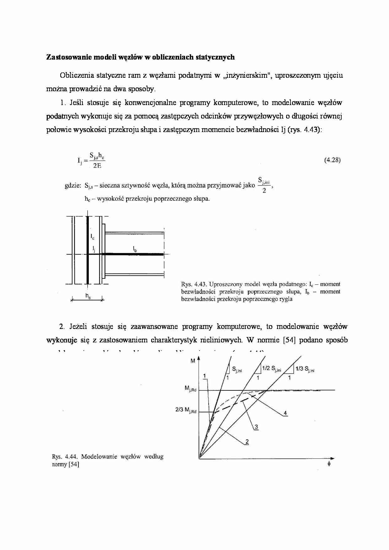 Zastosowanie modeli węzłów w obliczeniach statycznych - strona 1