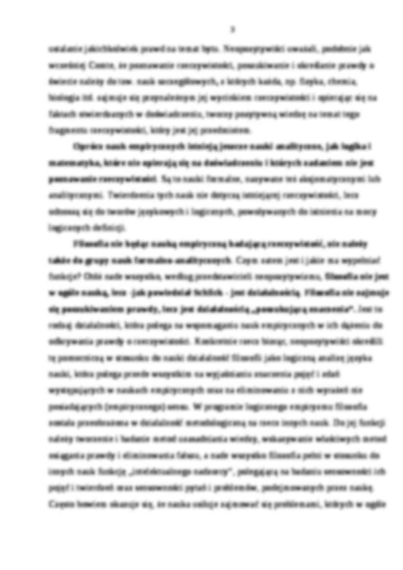 Neopozytywizm i szkoła lwowsko - omówienie - strona 3