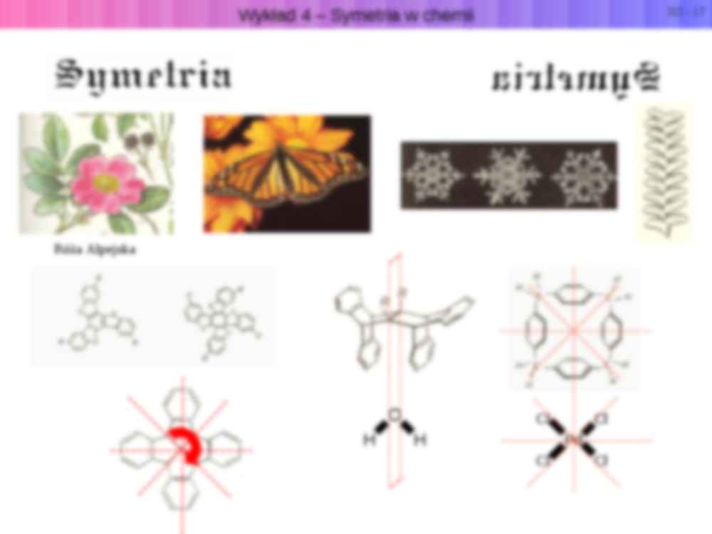 Symetria w chemii- prezentacja - strona 3