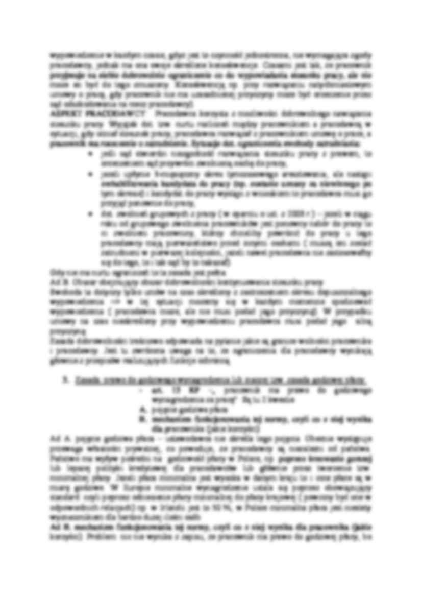 Zasady prawa pracy - omówienie - strona 2
