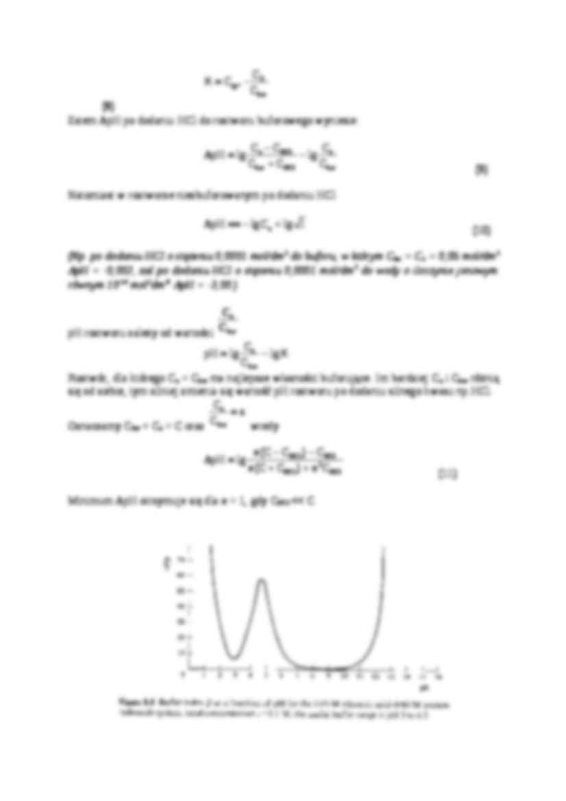 Równowagi pH w układach buforowych - wykład - strona 2