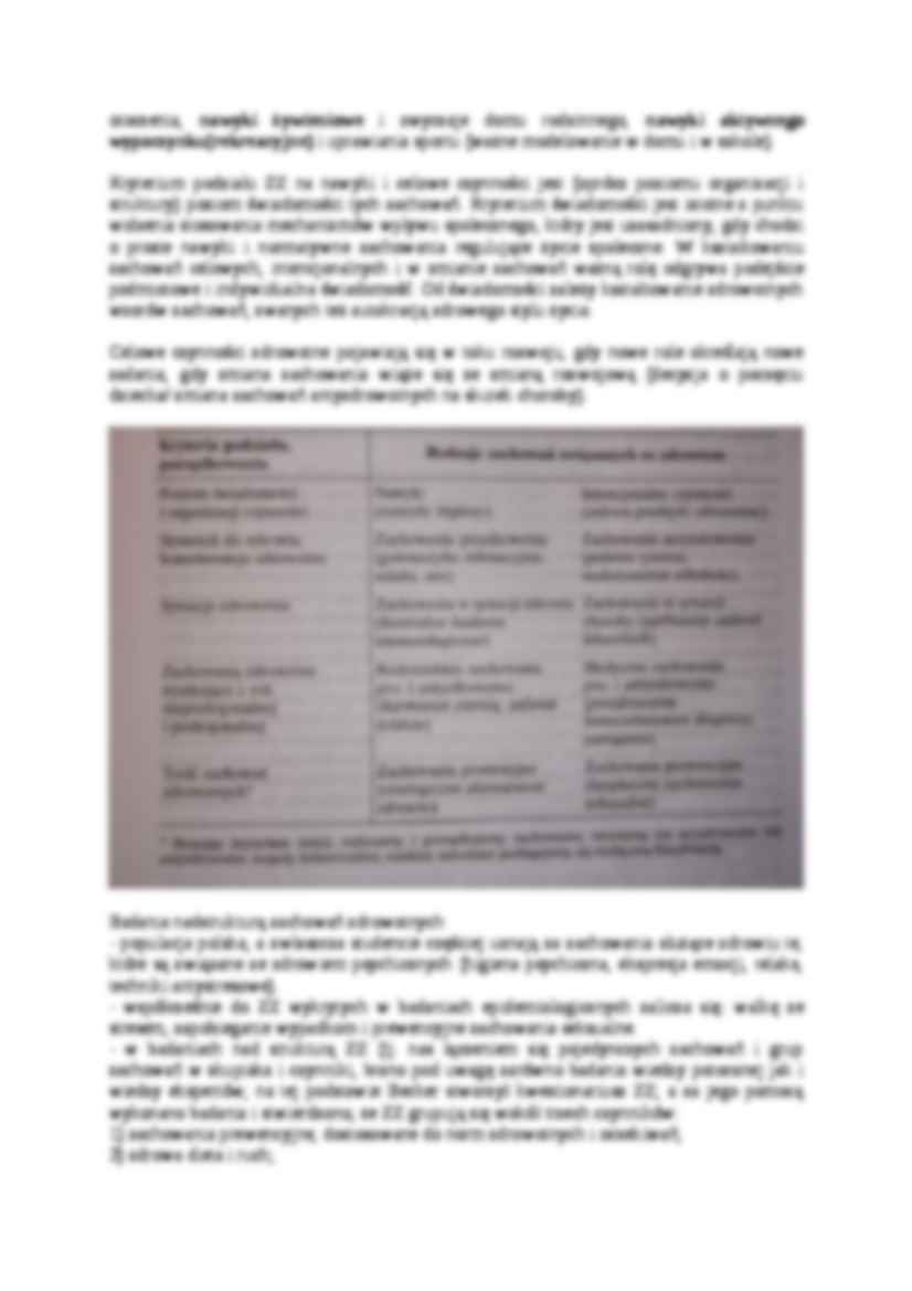 Behawioralne uwarunkowania zdrowia i choroby-opracowanie - strona 3
