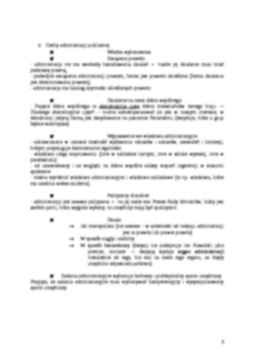Pojęcie administracji- opracowanie - strona 2