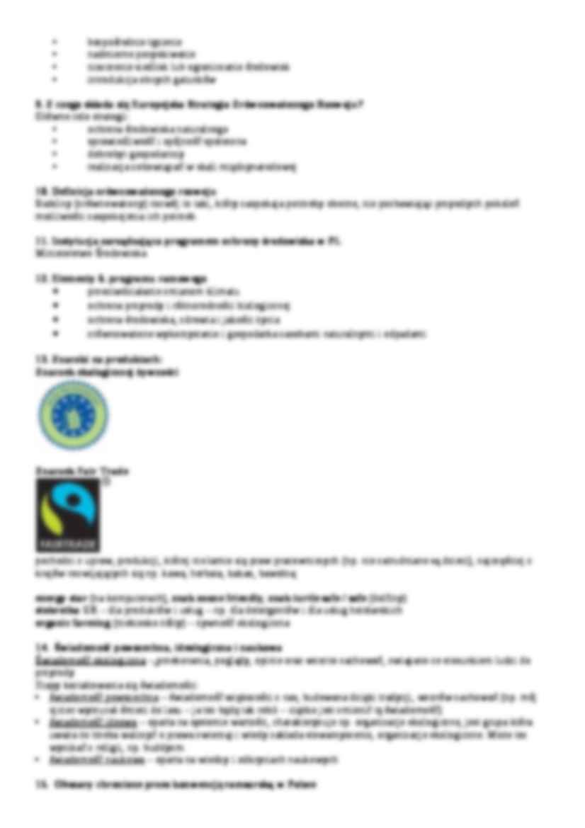 Międzynarodowa ochrona środowiska - pytania i odpowiedzi - strona 2