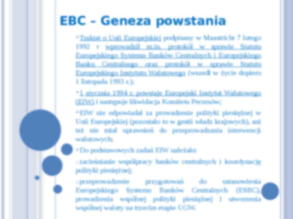 Europejski Bank Centralny-geneza i rozwój - strona 2