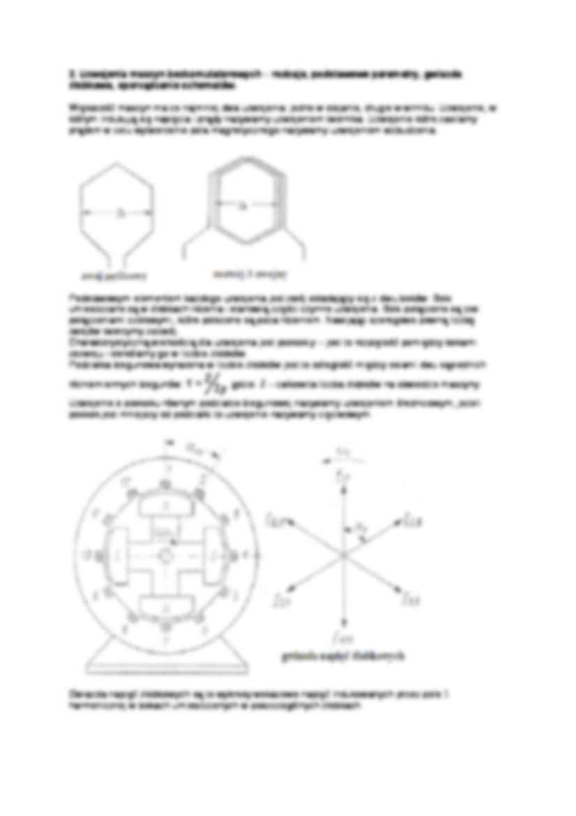 Obwody magnetyczne i elektryczne maszyn elektrycznych-opracowanie - strona 2