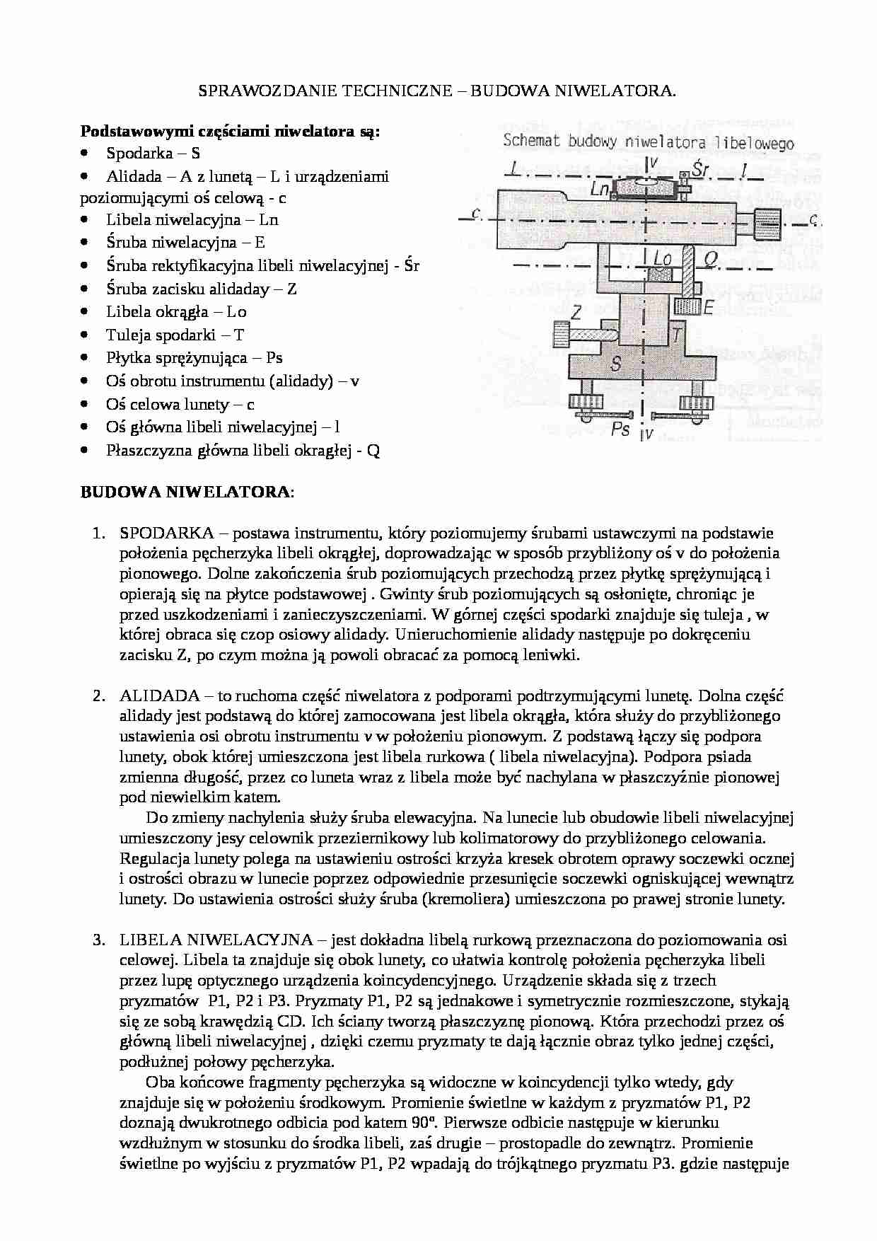 Budowa niwelatora-opracowanie - strona 1