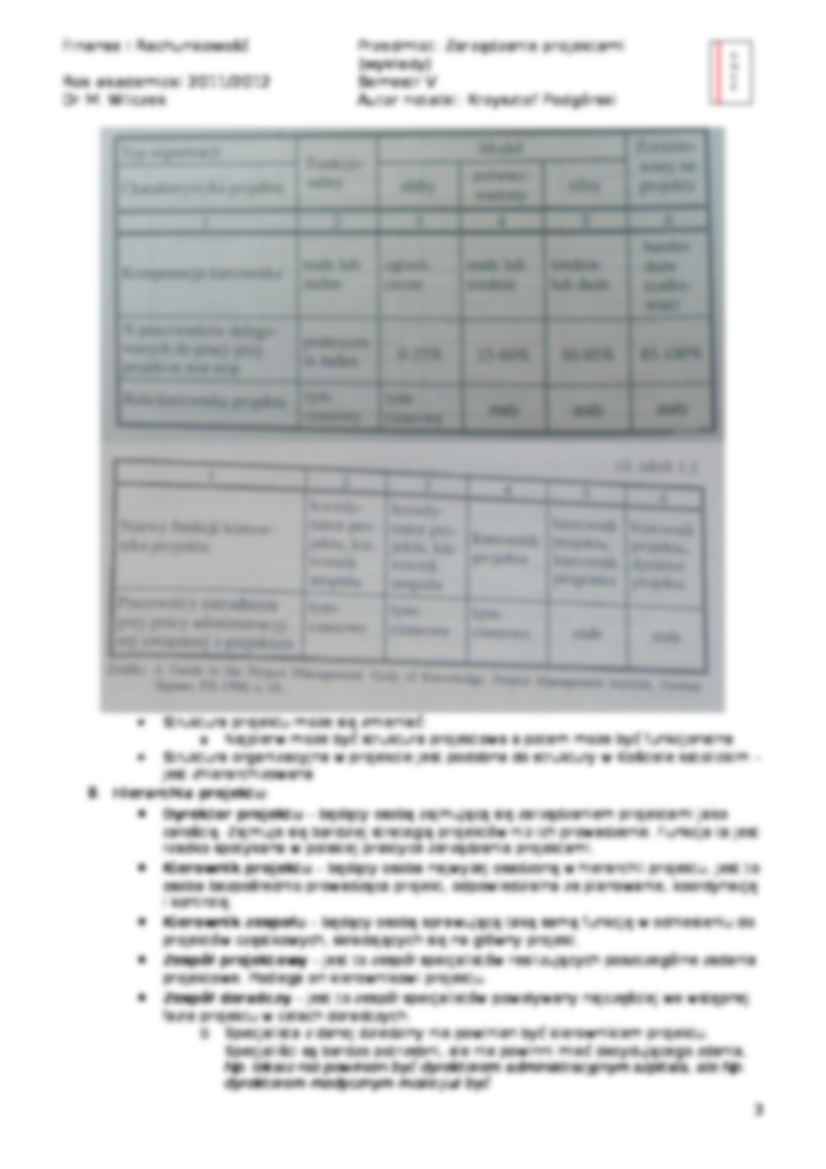 Projekt inwestycyjny - klasyfikacja, fazy i hierarchia - strona 3