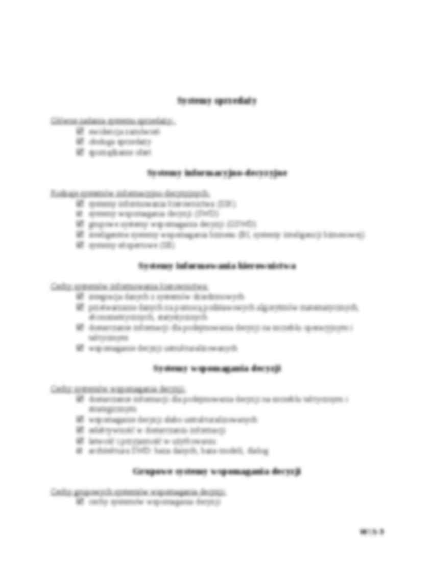 Wykład - Rodzaje SIZ wg kryterium funkcji - strona 3