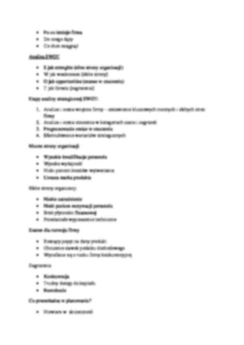 Wykład - Funkcje zarządzania - strona 2