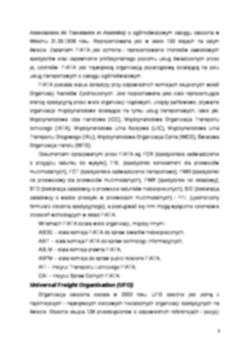 Organizacje zrzeszające spedytorów polskich oraz międzynarodowych - strona 3