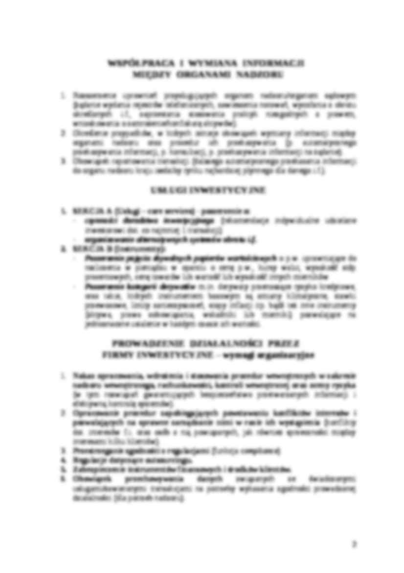 Dyrektywa MIFID - wykład - strona 2