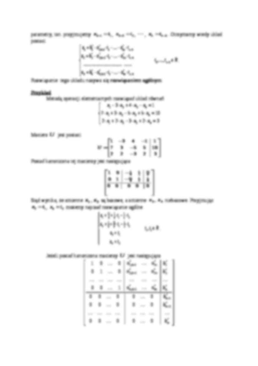 Ćwiczenia - Układy równań liniowych jednorodnych - strona 3