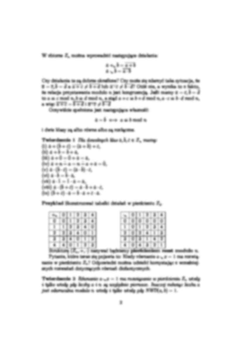 arytmetyka modulo n - omówienie - strona 2