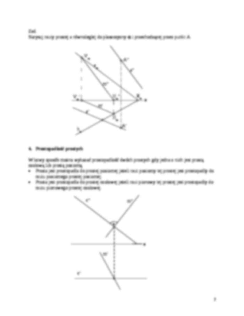 Geometria wykreślna - Wykład 4 - strona 2