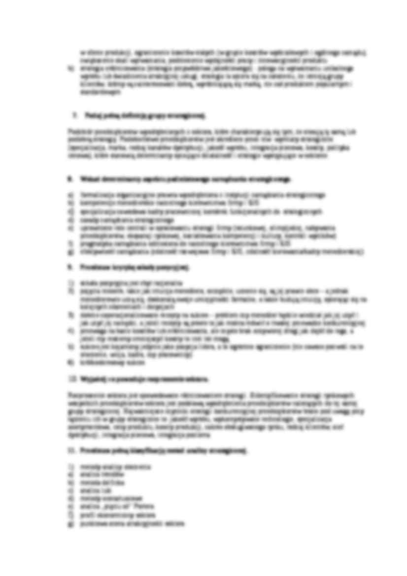 Zarządzanie strategiczne zagadnienia - strona 2