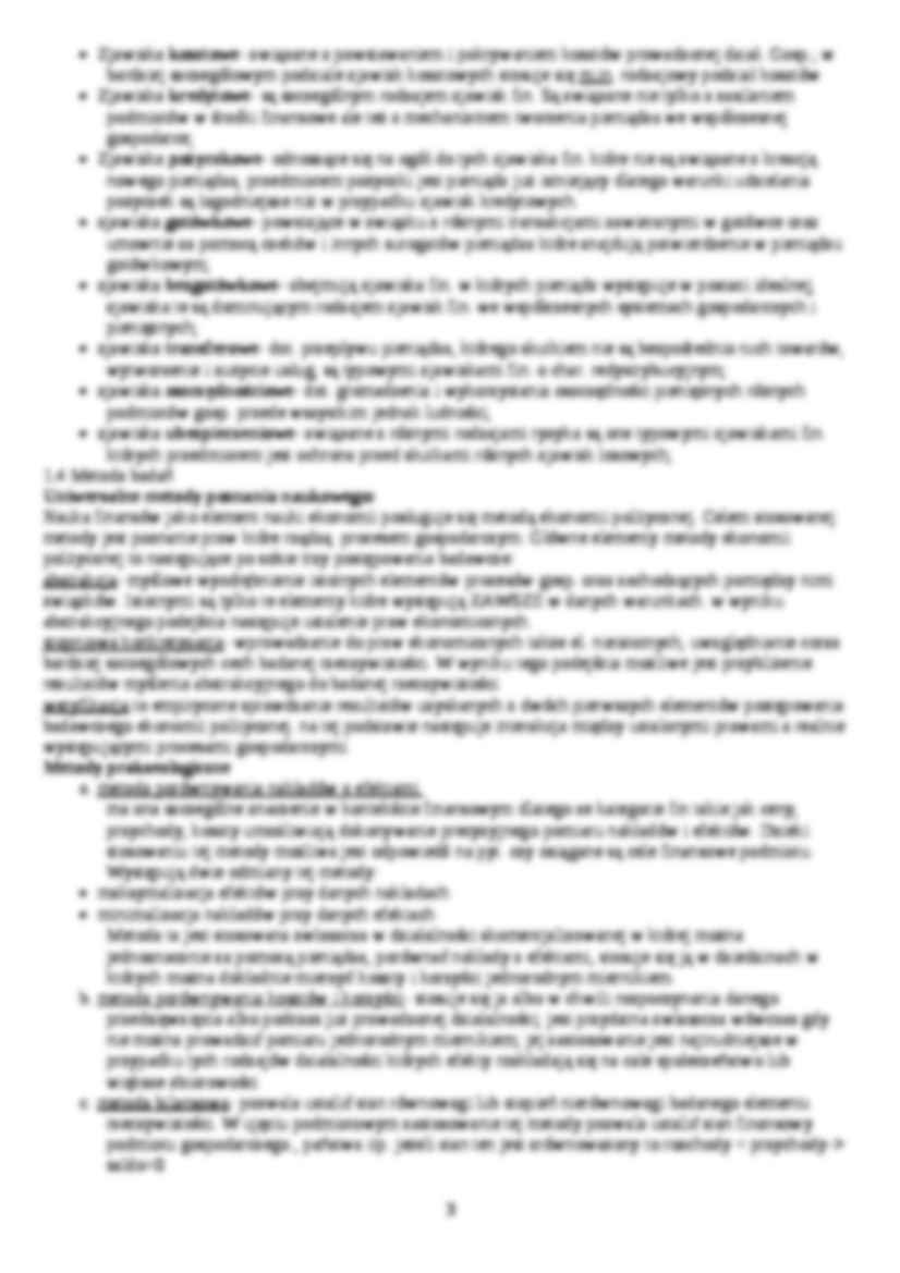 Egzamin wstępny UEK Kraków  FINANSE - materiały - strona 3