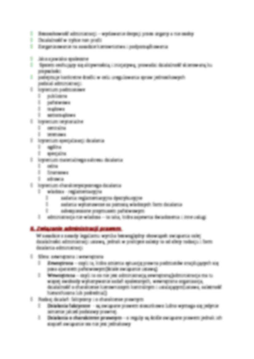 Prawo administracyjne - opracowanie -  typy norm - strona 2