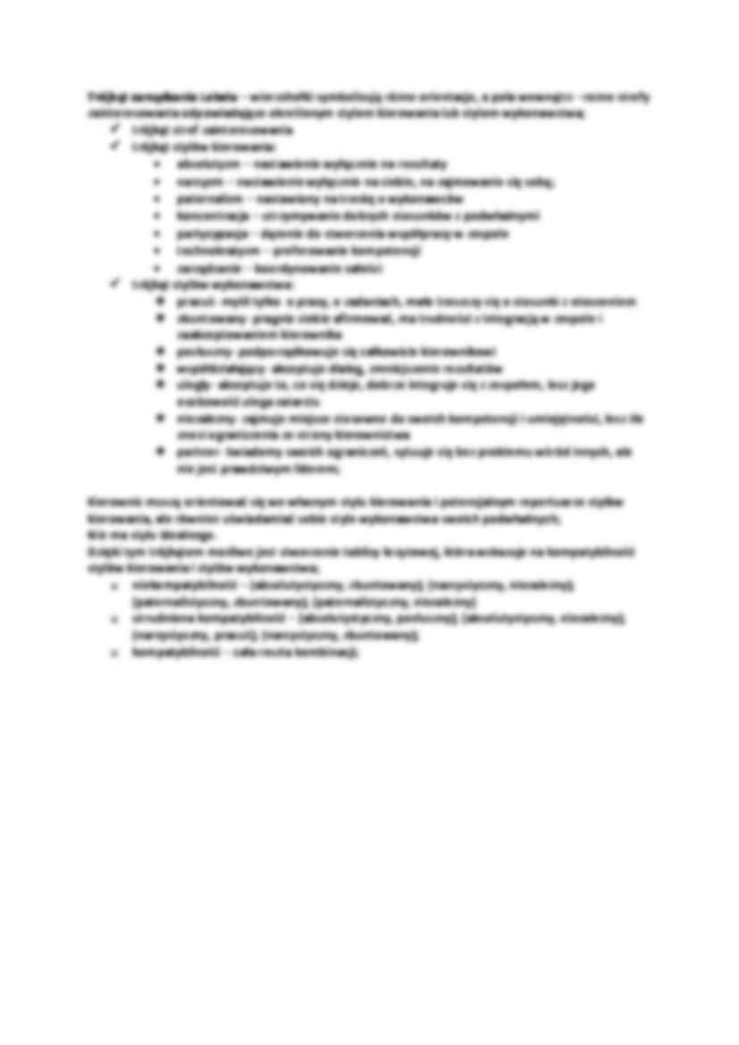 Analiza wartości organizacji i style kierowania - strona 3
