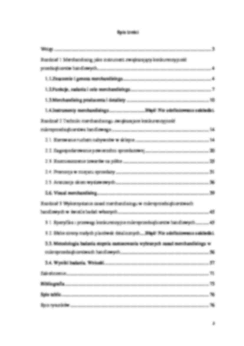 Wykorzystanie merchidisingu w przedsiębiorstwach - strona 2