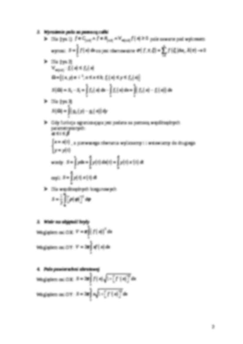 Zastosowanie rachunku całkowego do geometrii, mechaniki i fizyki - strona 2