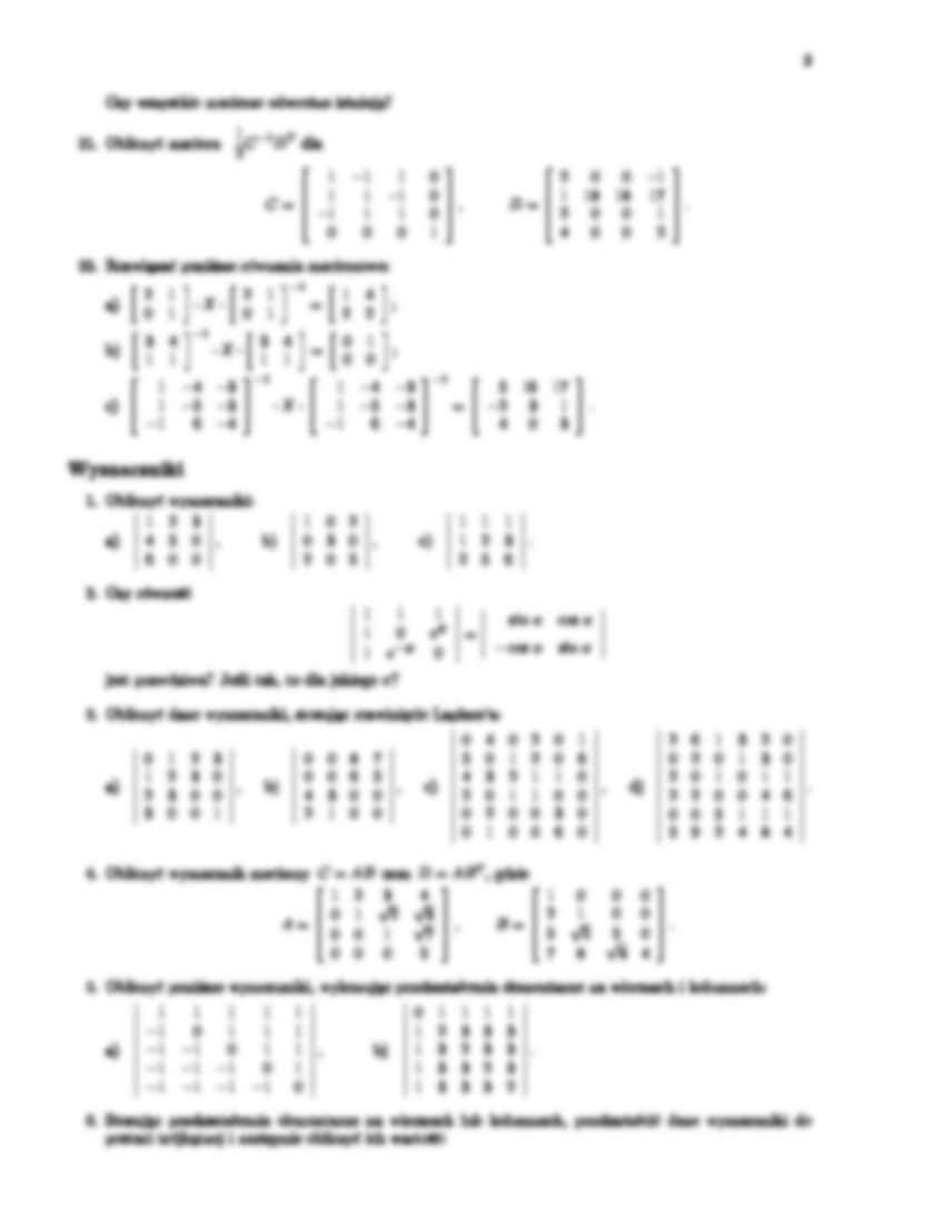 Zadania algebra z geometrią analityczną - strona 3