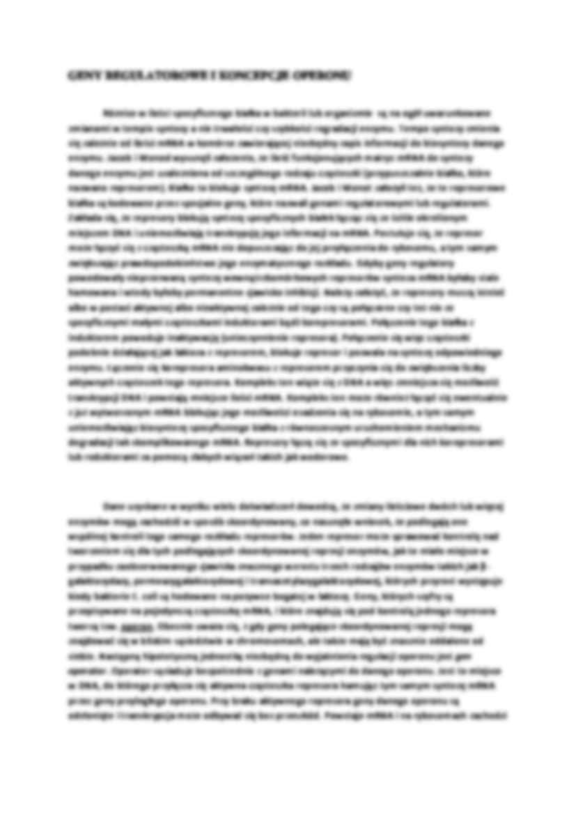 regulacja Biosyntezy białka - strona 3