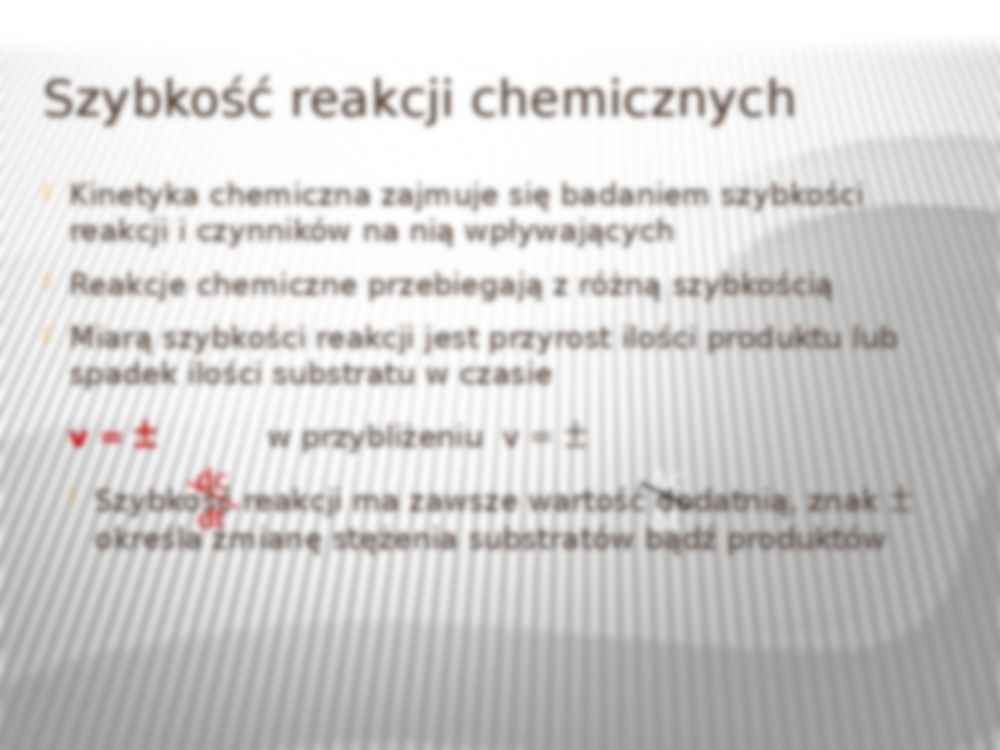 Chemia ogólna - kinetyka - strona 2