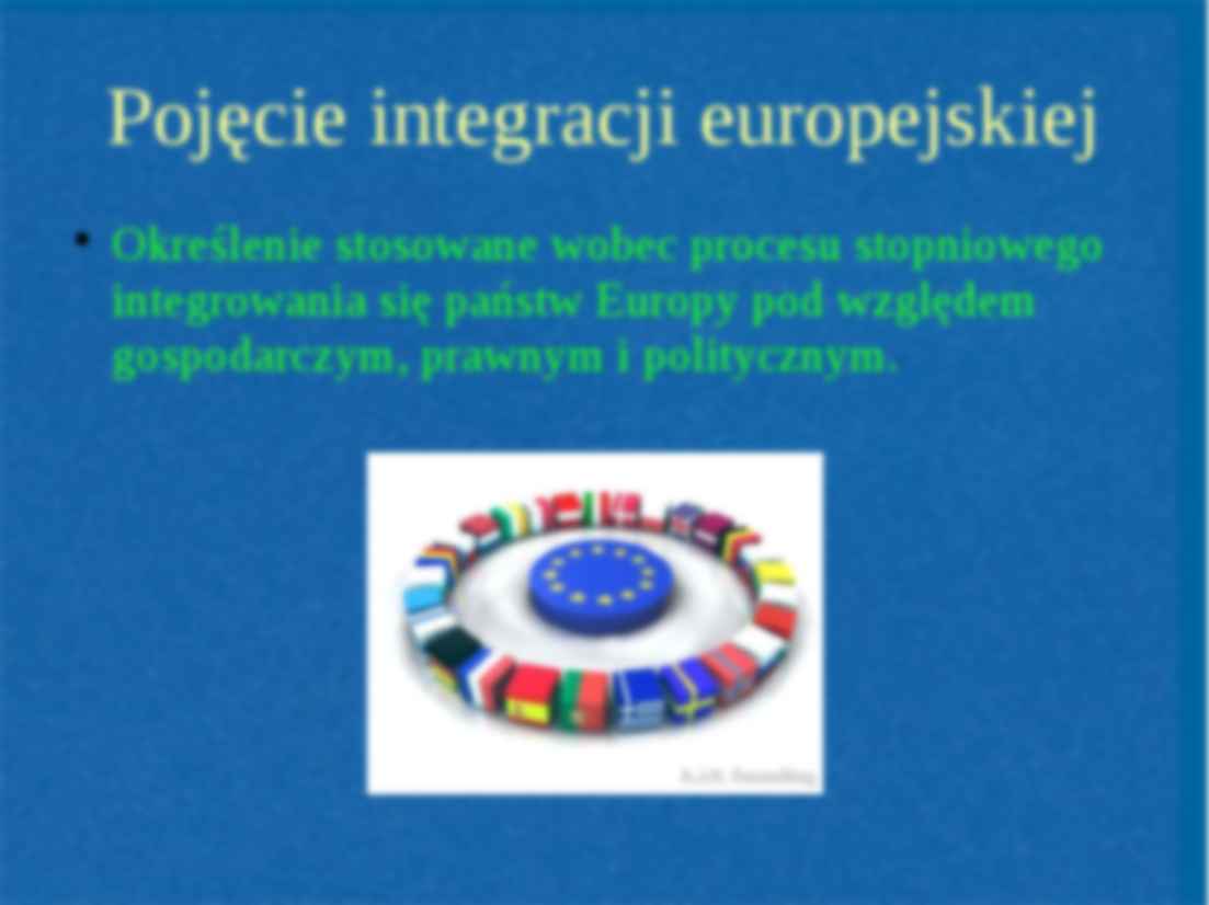 Integracja europejska - prezentacja - strona 3
