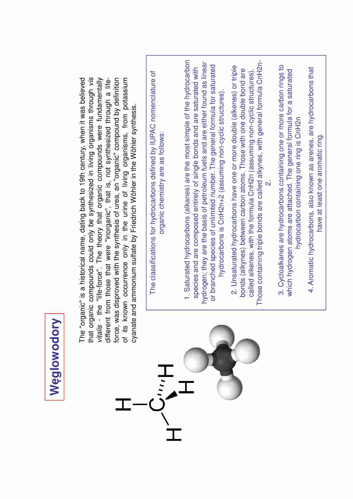 Chemia -  W ę g lo w o d o ry - wykład 8 - strona 1