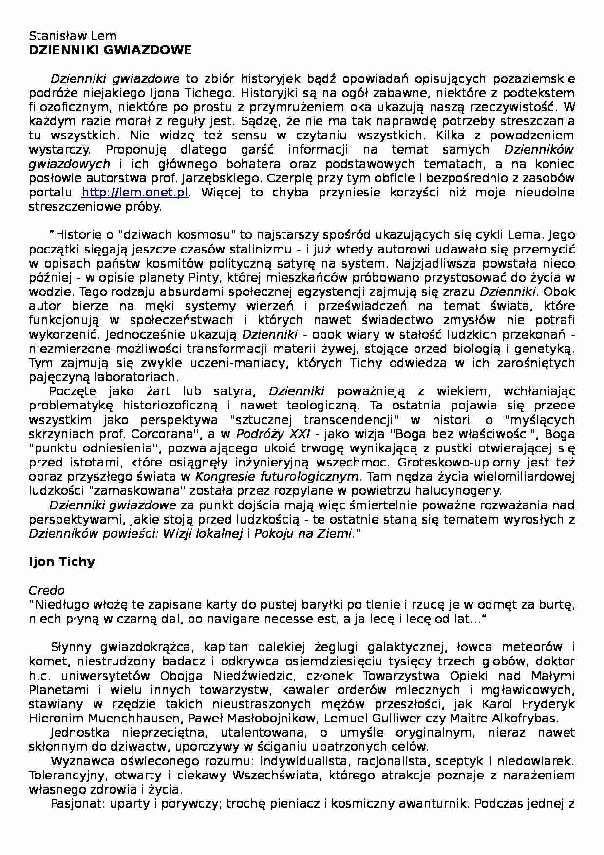 Historia literatury - Dzienniki - strona 1