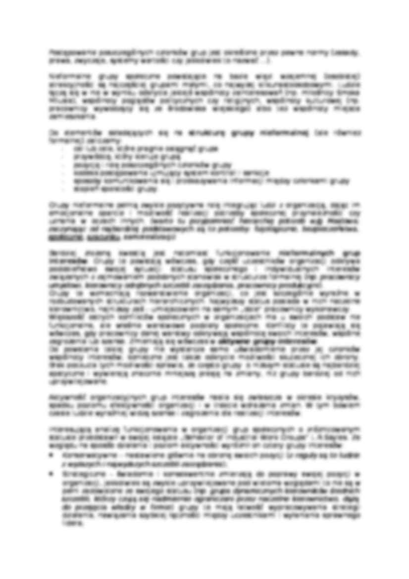 Grupy formalne i nieformalne -  Organizacja nieformalna - strona 3