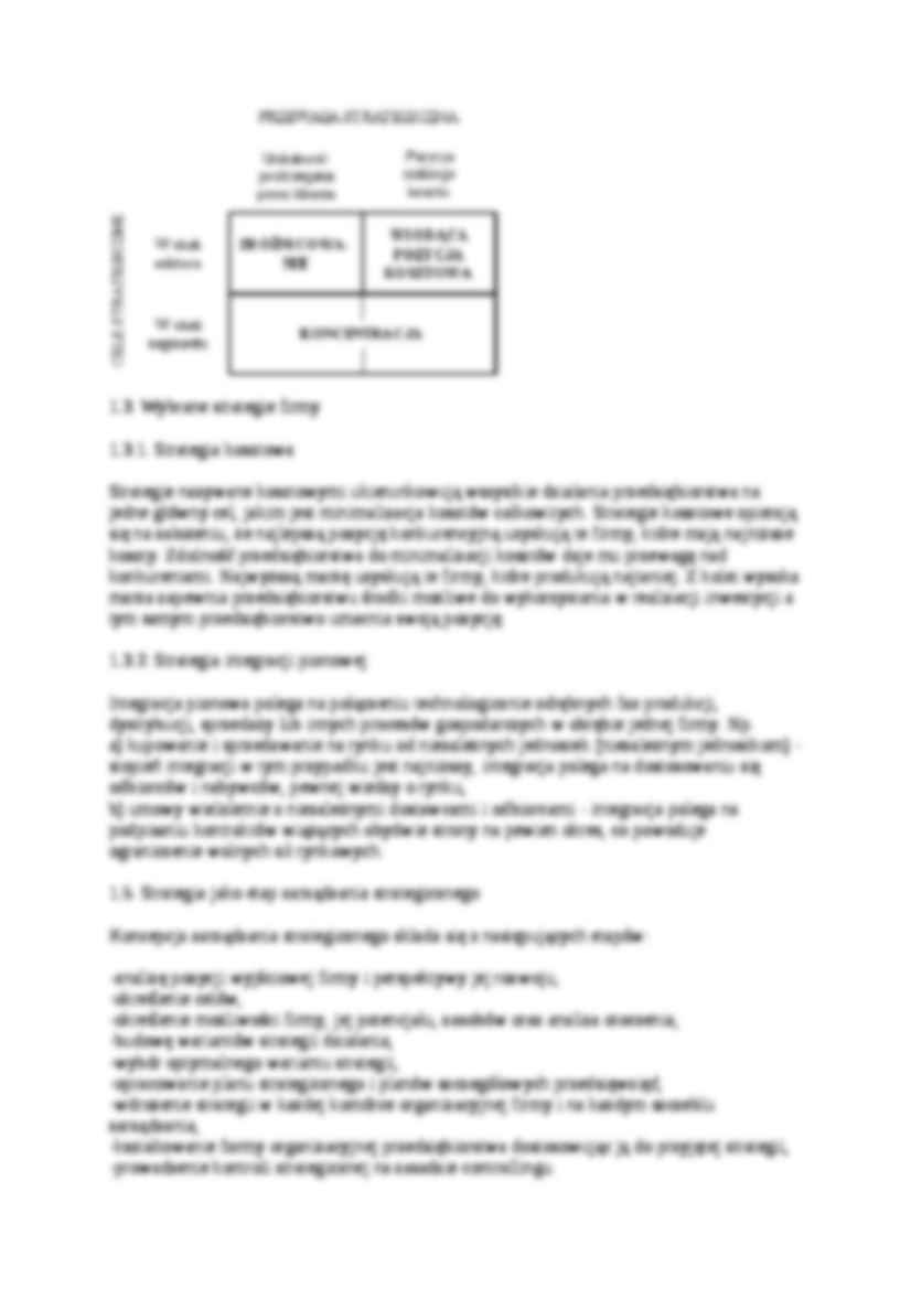 Strategie jako koncepcja systemowego działania - strona 2