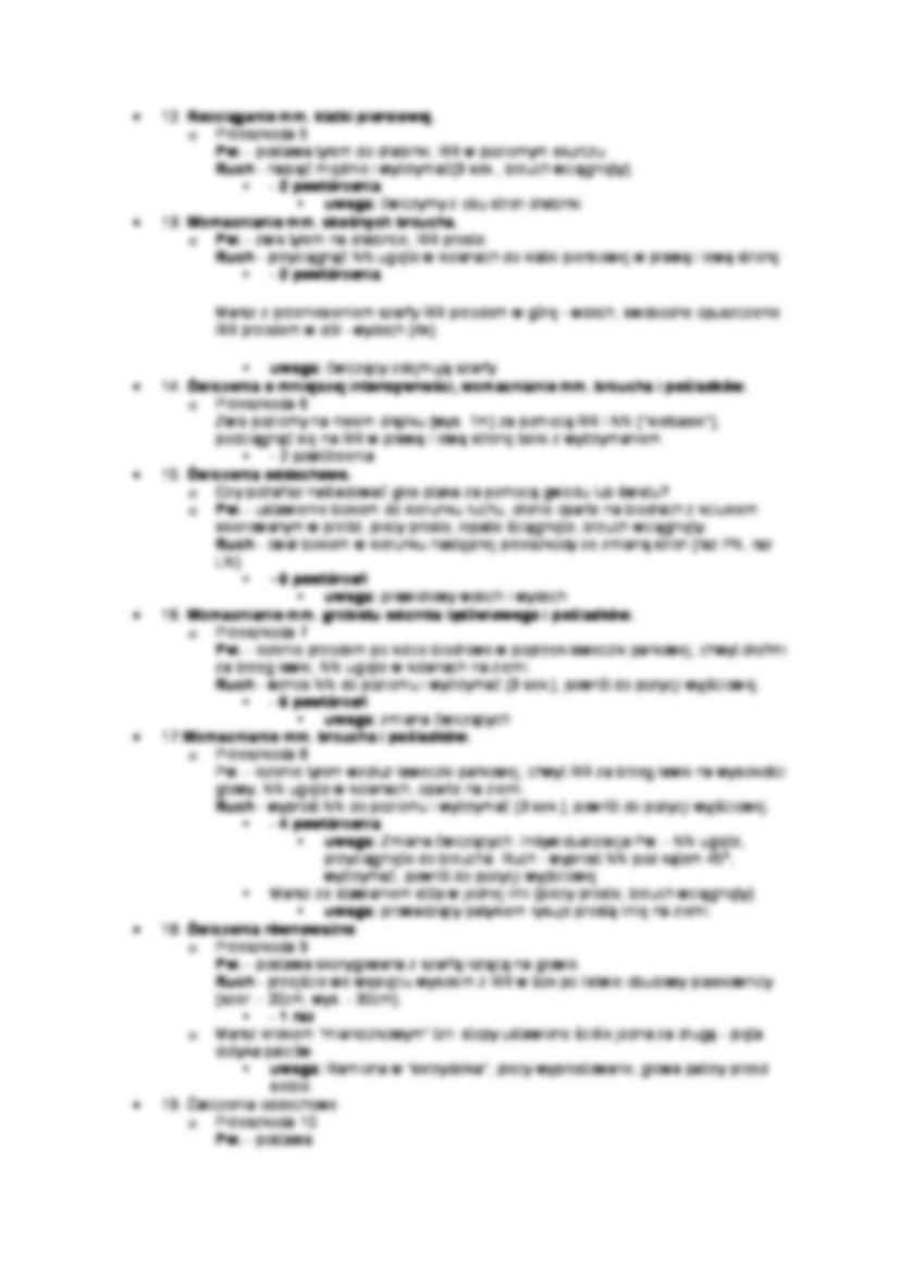 Konspekt Lekcji-Zwiększenie ruchomości stawów obręczy barkowej i biodrowej - strona 3