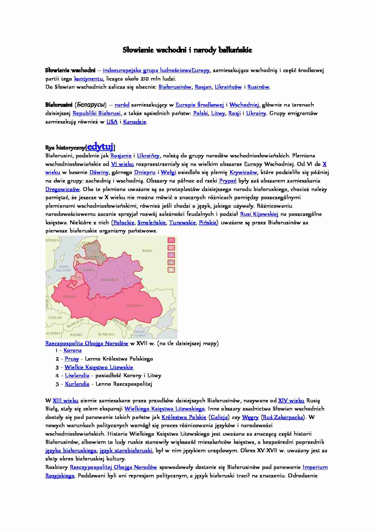 Słowianie wschodni i narody bałkańskie - strona 1