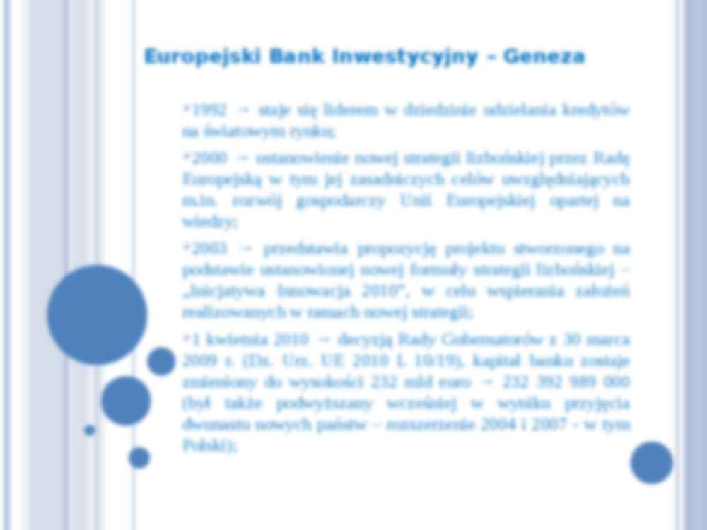 Europejski Bank Inwestycyjny - strona 2