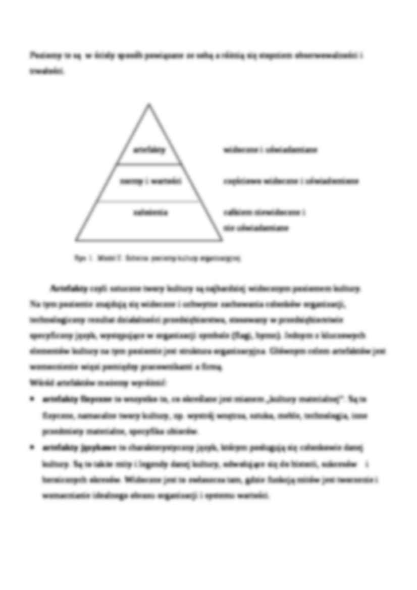 Kultura organizacji - czynniki zewnętrzne i wewnętrzne - strona 3