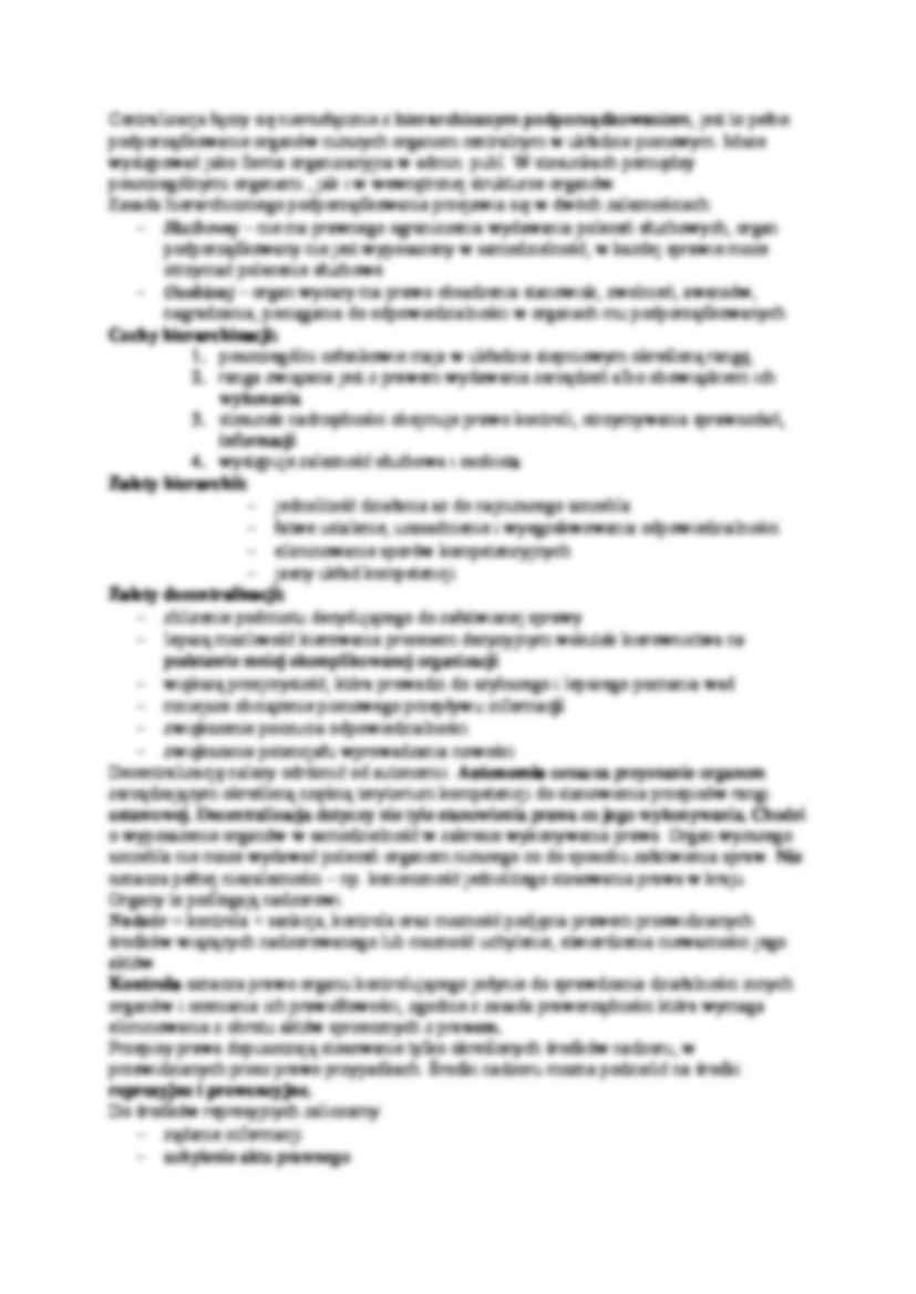 Pojęcie i zasady ustrojowego państwa administracyjnego - strona 2