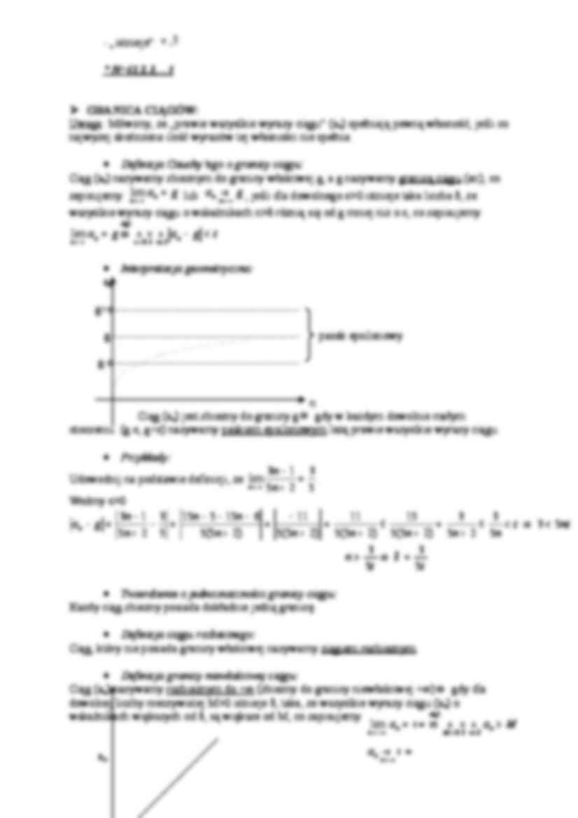 Matematyka - ciągi liczbowe - definicje i interpretacja - strona 3