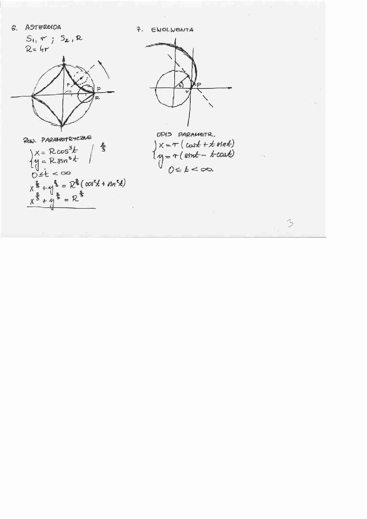 Opis parametryczny - wykład10 - strona 1