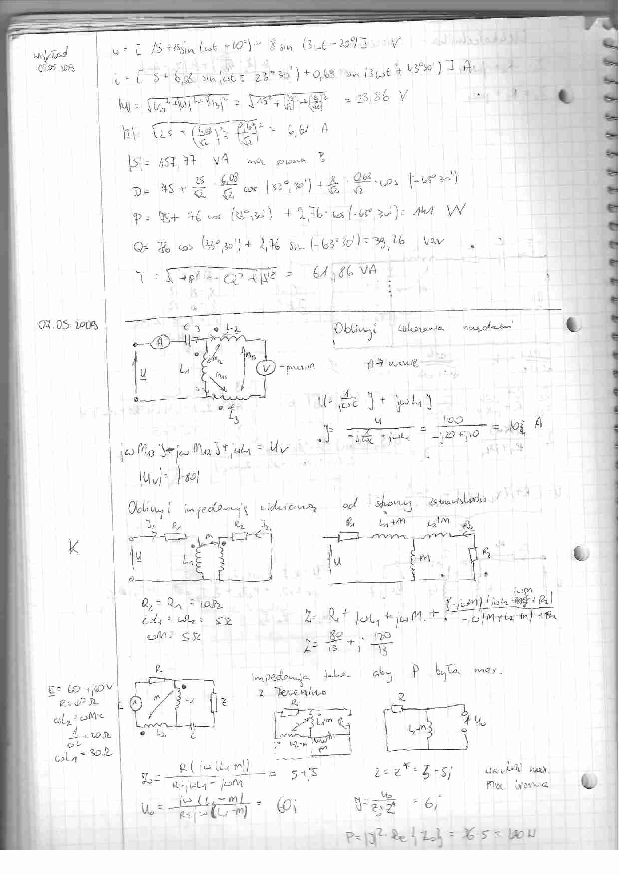 Elektrotechnika - ćwiczenia 4 - strona 1