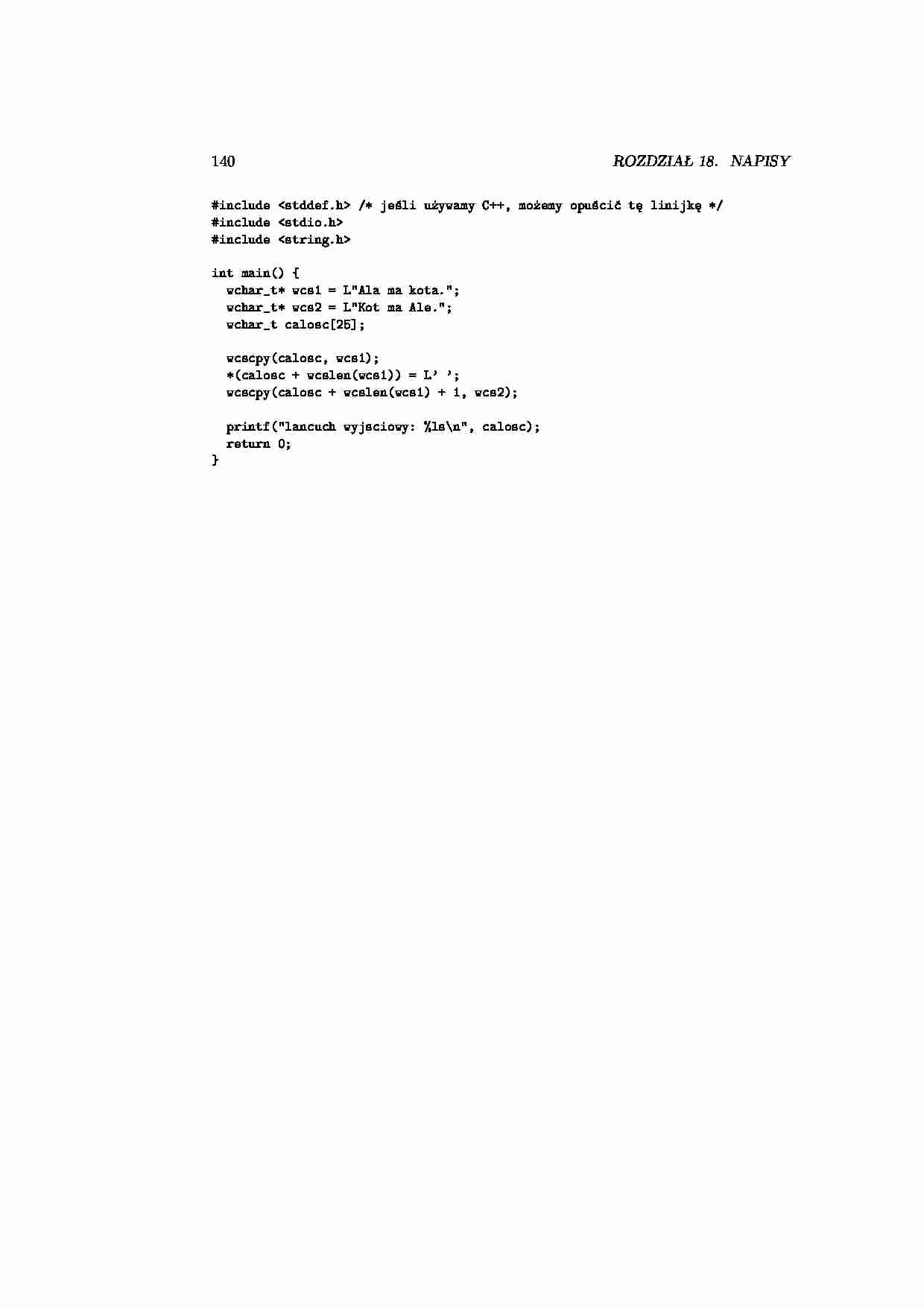 Kurs programowania w C cz.  123 - strona 1