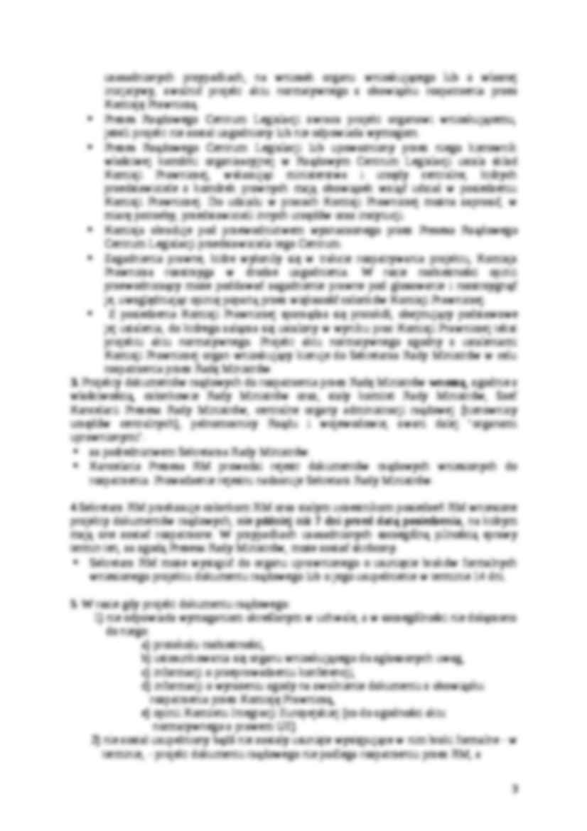 Zasady działania Rady Ministrów - strona 3