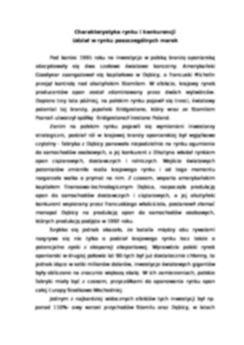 Analiza rynku opon w Polsce - strona 2