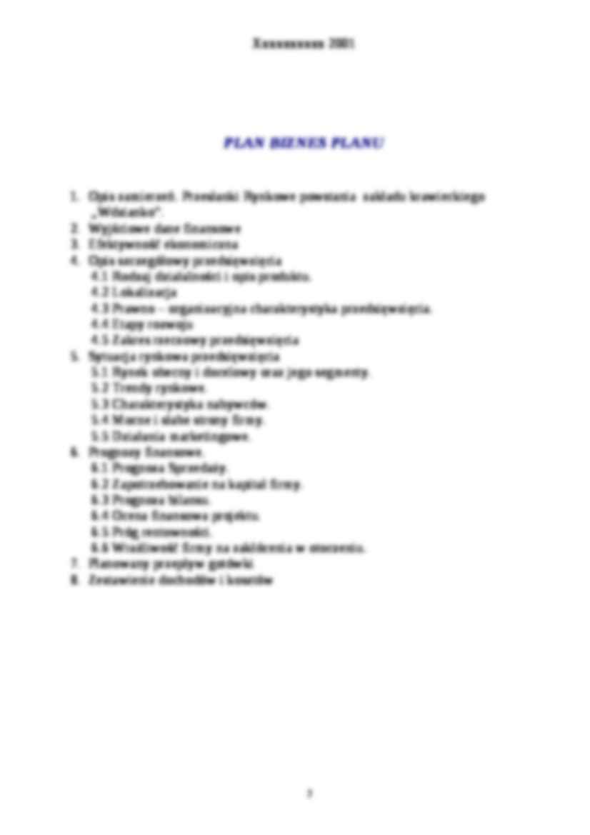 Biznes plan - zakład krawiecki - strona 2