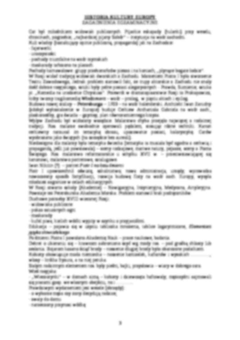 Specyfika kultury rosyjskiej - Rola Piotra - strona 3