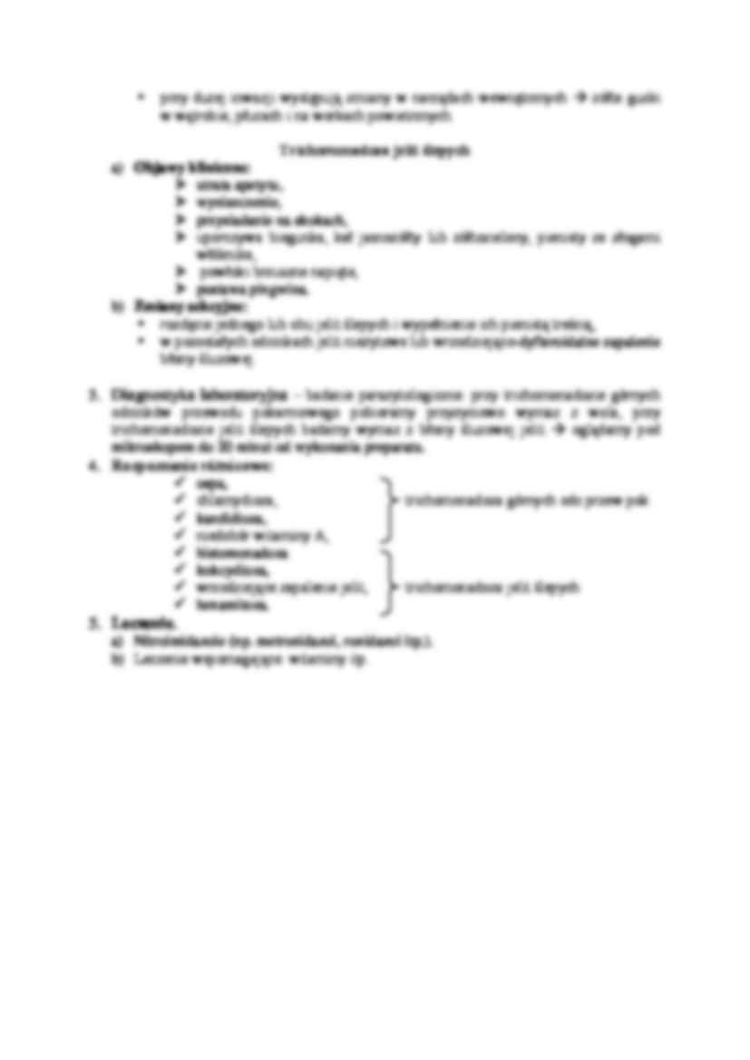 Choroby pierwotniacze - Trichomonadoza - strona 2