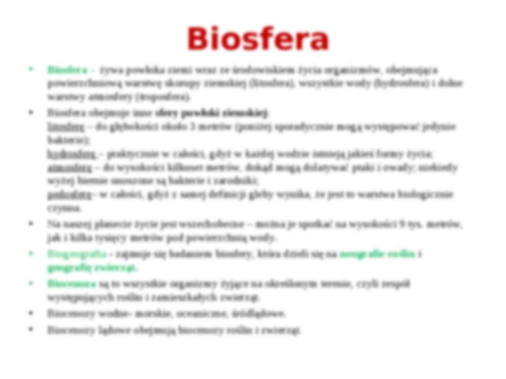 Biosfera - formacje roślinne - strona 2
