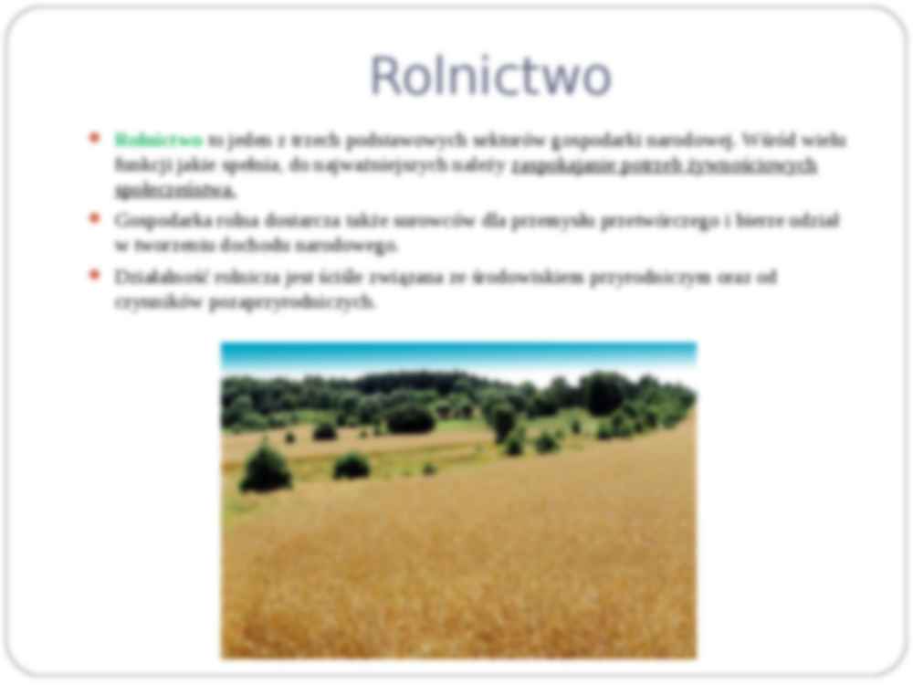 Rolnictwo w Polsce - czynniki rozwoju - strona 2