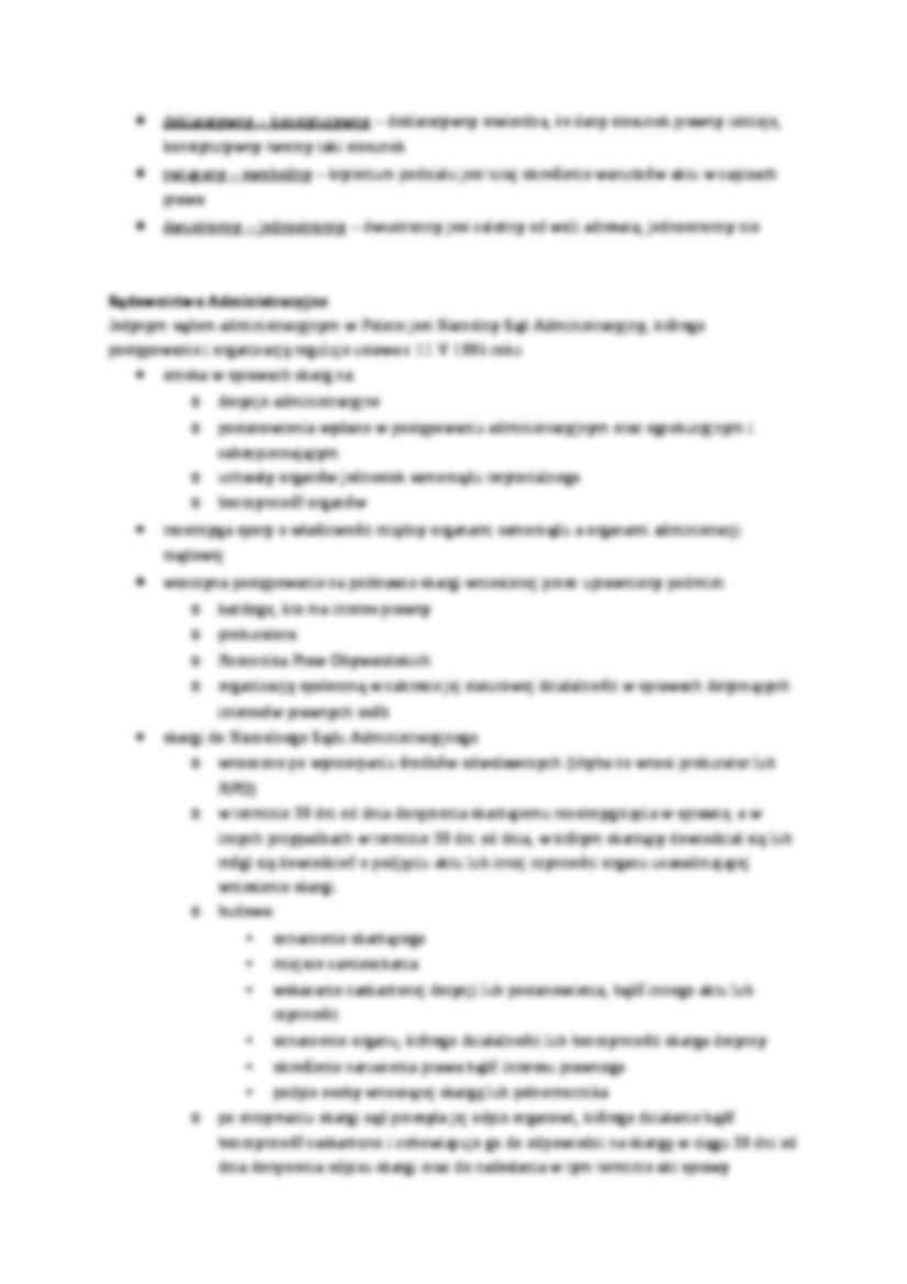 Elementy prawa administracyjnego - administracja publiczna - strona 3